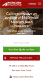 Mobile Screenshot of mercuryinsurance.com