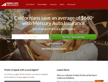 Tablet Screenshot of mercuryinsurance.com