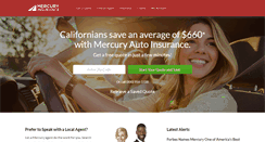Desktop Screenshot of investor.mercuryinsurance.com